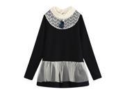 Richie House Girls Elegant Long Top with Bow and Lace RH1053 A 2 3