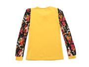 Richie House Girls Long Sleeve T Shirt with Floral Sleeve RH1770 A 2 3