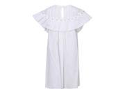 Richie House Girls White Top with Lace Collar RH2298 A 3