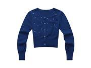 Richie House Girls Sweater Cardigan with Shiny Studs RH1016 D 3 4