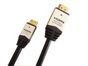 Gritech High Speed Mini Hdmi to Hdmi Cable with Ethernet 6.6 Feet 2meters