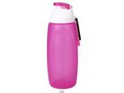 Fortitude Bottles Foldable Soft Silicone Sports Water Bottle FDA Approved 100% Food Grade Leak Proof Water Pink