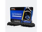 Max TA103653 [Front Rear Axle Set] High Performance Carbon Metallic Disc Brake Pads