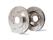 Max Brakes Rear Premium Slotted Drilled Rotors Performance Brake Kit SY083032 / Fits: 2004 04 Mercedes Benz C230 w/ o Sport Pkg Max Brakes Rear Premium Slotted Drilled Rotors Performance Brake Kit SY083032 / Fits: 2004 04 Mercedes Benz C230 w/ o Sport Pkg