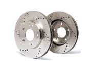 Max SY075922 Rear Cross-Drilled Rotors Max SY075922 Rear Cross-Drilled Rotors