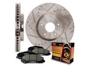 Max KT027131 Front Premium Slotted & Drilled Rotors and Ceramic Pads Combo Brake Kit Max KT027131 Front Premium Slotted & Drilled Rotors and Ceramic Pads Combo Brake Kit