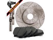 Max TA170731 Front Premium Slotted & Cross Drilled Rotors and Carbon Metallic Pads Combo Brake Kit Max TA170731 Front Premium Slotted & Cross Drilled Rotors and Carbon Metallic Pads Combo Brake Kit