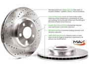 Max SY167622 Rear Cross-Drilled Rotors Max SY167622 Rear Cross-Drilled Rotors