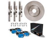 Front + Rear Premium OE Blank Rotors and Max M1 Ceramic Pads Brake Kit KM024243 / Fits: 2004 04 2005 05 2006 06 Volvo S60 w/ 286mm Front Rotor Dia; Non R Models Front + Rear Premium OE Blank Rotors and Max M1 Ceramic Pads Brake Kit KM024243 / Fits: 2004 04 2005 05 2006 06 Volvo S60 w/ 286mm Front Rotor Dia; Non R Models