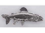 Pewter ~ Rainbow Trout Small ~ Lapel Pin Brooch ~ F002