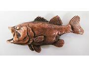Copper ~ Premium Largemouth Bass ~ Lapel Pin Brooch ~ FC082PR