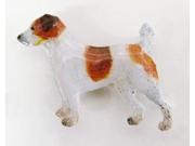 Painted ~ Full Body Jack Russel Terrier ~ Lapel Pin Brooch ~ DP406F