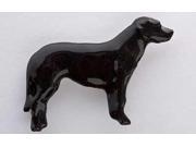 Painted ~ Full Body Labrador Black ~ Lapel Pin Brooch ~ DP412AF