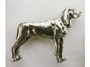 Pewter ~ Full Body Coon Hound ~ Lapel Pin Brooch ~ D360F