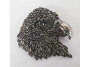 Pewter ~ Premium Bald Eagle Head ~ Lapel Pin Brooch ~ B050PR