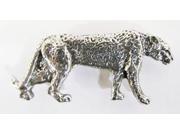 Pewter ~ Leopard ~ Spotted Full Body ~ Lapel Pin Brooch ~ M112F