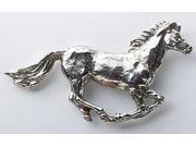 Pewter ~ Horse Galloping ~ Lapel Pin Brooch ~ M132
