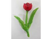 Painted ~ Tulip Red ~ Lapel Pin Brooch ~ AP121A