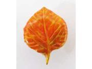 Painted ~ Aspen Leaf Orange ~ Lapel Pin Brooch ~ AP132B