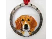 Painted ~ Beagle ~ Holiday Ornament ~ DP022OR