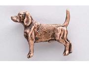 Copper ~ Full Body Beagle ~ Lapel Pin Brooch ~ DC322F