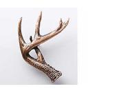 Copper ~ Mule Deer Antler Shed ~ Lapel Pin Brooch ~ MC012