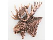 Copper ~ Premium Moose Head ~ Lapel Pin Brooch ~ MC016PR