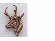 Copper ~ Pronghorn Antelope ~ Lapel Pin Brooch ~ MC022