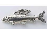 Pewter ~ Grayling Large ~ Lapel Pin Brooch ~ F037