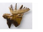 Painted ~ Moose Head Small ~ Lapel Pin Brooch ~ MP017