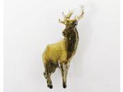 Painted ~ Red Stag Full Body ~ Lapel Pin Brooch ~ MP019