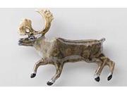 Painted ~ Caribou Full Body ~ Lapel Pin Brooch ~ MP021