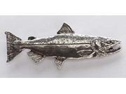Pewter ~ Chinook Salmon Spawning ~ Lapel Pin Brooch ~ F044
