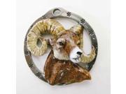 Painted ~ Bighorn Sheep ~ Holiday Ornament ~ MP026OR