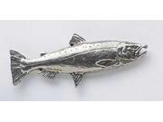 Pewter ~ Coho Salmon Spawning ~ Lapel Pin Brooch ~ F047
