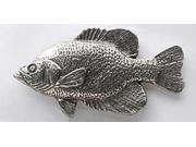 Pewter ~ Black Crappie ~ Lapel Pin Brooch ~ F072