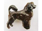 Painted ~ Full Body Portuguese Water Dog ~ Lapel Pin Brooch ~ DP446F