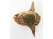 Copper ~ Mola Mola Ocean Sunfish ~ Lapel Pin Brooch ~ SC085