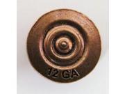 Copper ~ Shotgun Shell Brass 12 Gauge ~ Lapel Pin Brooch ~ AC095A
