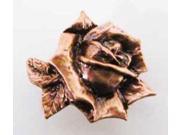 Copper ~ Rose Flower ~ Lapel Pin Brooch ~ AC138