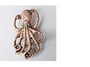 Copper ~ Octopus ~ Lapel Pin Brooch ~ AC154