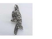 Pewter ~ Mccall Parrot ~ Lapel Pin Brooch ~ B096