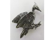 Pewter ~ Pileated Woodpecker ~ Lapel Pin Brooch ~ B115