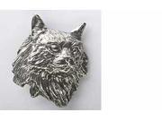 Pewter ~ Maine Coon Cat ~ Lapel Pin Brooch ~ C005
