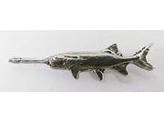 Pewter ~ Paddlefish ~ Lapel Pin Brooch ~ F079