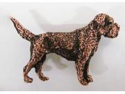 Copper ~ Full Body Border Terrier ~ Lapel Pin Brooch ~ DC332F