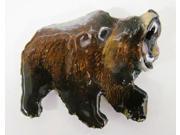 Painted ~ Premium Grizzly Full Body ~ Lapel Pin Brooch ~ MP035PR