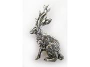 Pewter ~ Jack~A~Lope Full Body ~ Lapel Pin Brooch ~ M194