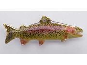 Painted ~ Leopard Rainbow Trout ~ Lapel Pin Brooch ~ FP001B