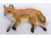 Painted ~ Fox Full Body ~ Lapel Pin Brooch ~ MP045